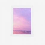 تابلو مدرن آسمان صورتی تصویر اصلی