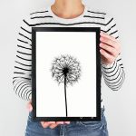 تابلو مدرن قاصدک تکی 7