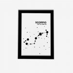 تابلوی مدرن صورت فلکی متولدین آبان