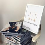 تابلو مدرن تیر طلایی 3