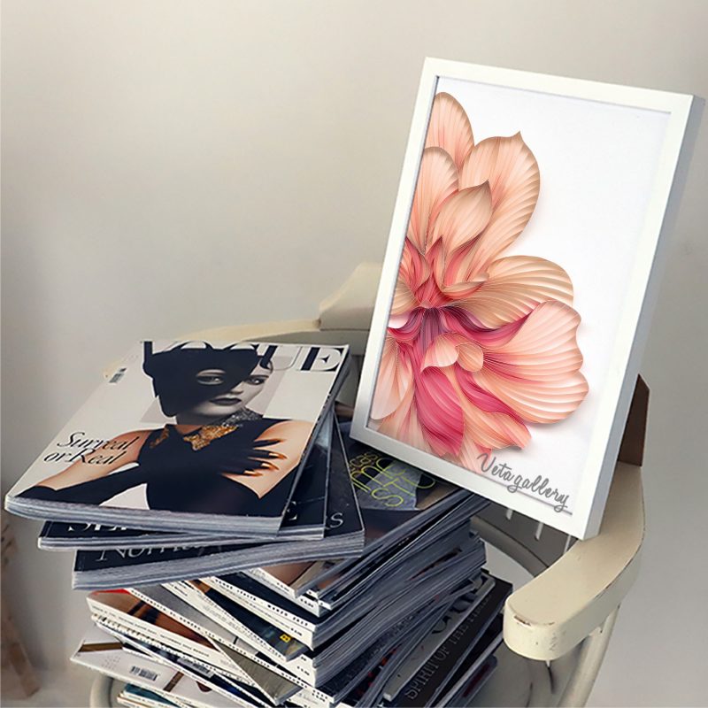 تابلو فانتزی گل (4) 4