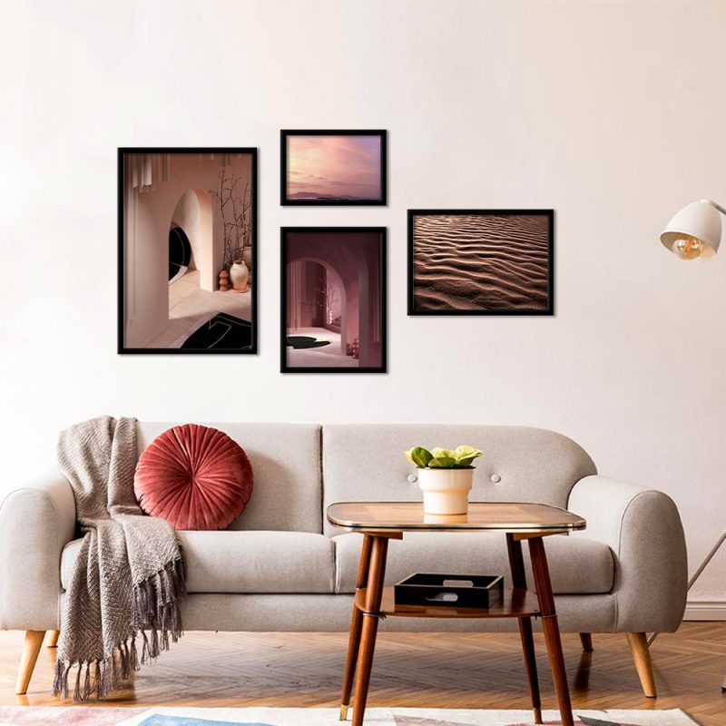 تابلو چند تکه کویر تابلو چند تکه کویر