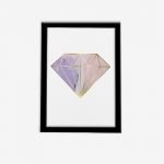 تابلو فانتزی الماس طرح سنگ بنفش تصویر اصلی