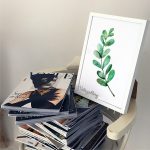 تابلو فانتزی شاخه آبرنگی 4