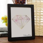 تابلو فانتزی الماس طرح سنگ صورتی 6