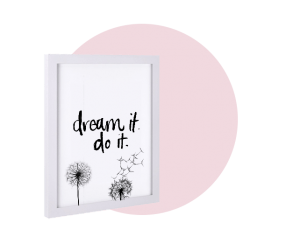 تابلو قاصدک با تکست انگیزشی